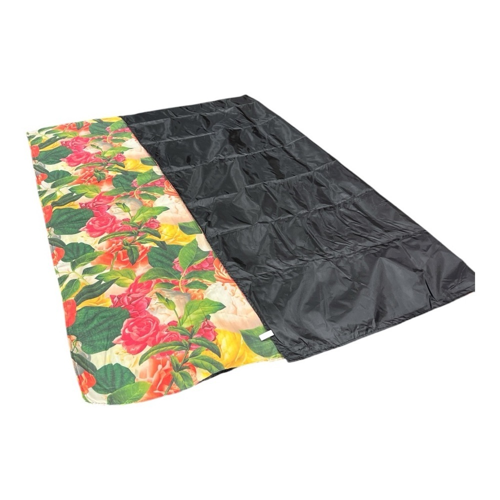 Kate Spade Rectangular Floral Tablecloth Multicolored Flowers Lined 54" x 59" - Picture 3 of 7